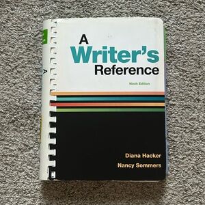 A writers reference 9th edition by Diana Hacker and Nancy Sommers